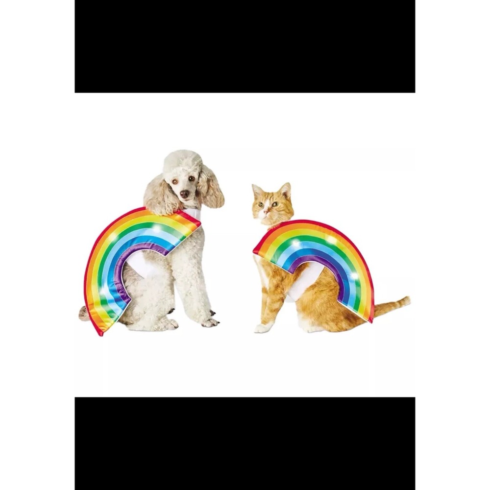 ⚡️Hyde & Eek Pet Rainbow Halloween Costume Dog Cat Vest Large